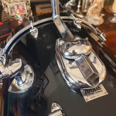 Ayotte Custom 20” Bass Drum Ray Era 1998 - Piano Black image 6