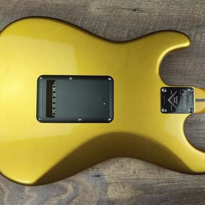 MyDream Partcaster Custom Built - Aztec Gold Acousti-Phonic Gilmour image 8