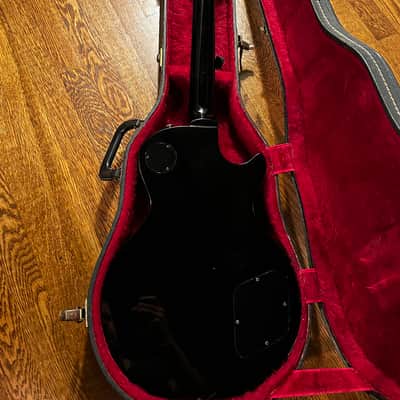 1980 Gibson Les Paul Custom Black Lefty / Left Handed - Great weight & monster tone image 6