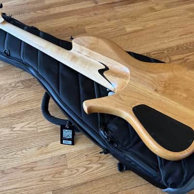 Ken Lawrence Chamberbrase II 5 string electric bass guitar LED's image 3