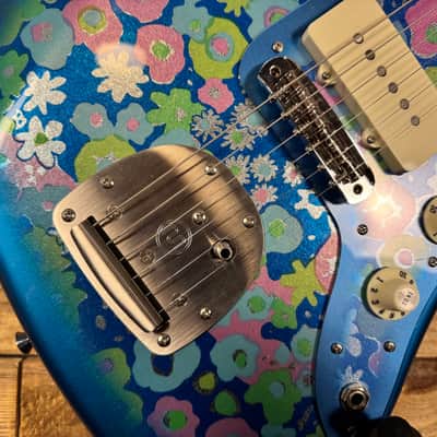 Fender MIJ Traditional '60s Jazzmaster - 2018 Blue Flower w/HSC image 4