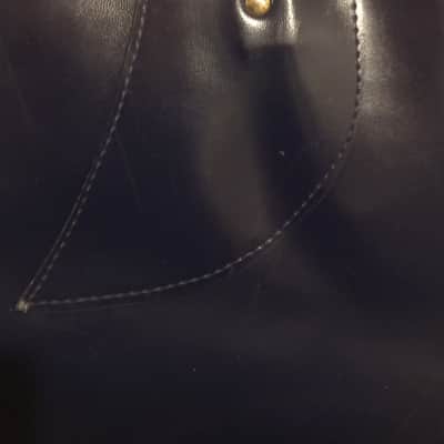Paiste Rare,Vintage 22" Leatherette Premium Cymbal Bag 1982 - Dark Blue 🔵 / Orange 🧡 image 5