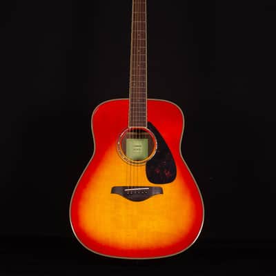 Yamaha FG830 Folk Acoustic Guitar, Autumn Burst image 5