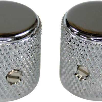GENUINE FENDER BARREL CHROME DOME KNOBS FOR TELECASTER PRECISION BASS 0991366000 image 1