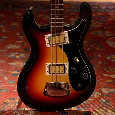 Univox Hi-Flyer Bass Sunburst 1971