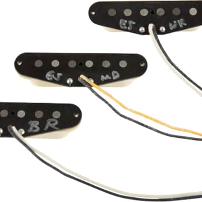 Fender Eric Johnson Signature Stratocaster Single Coil Pickup Set, White image 5