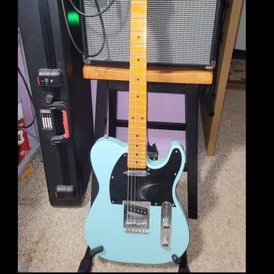 SX Vintage Series Telecaster-style guitar, 2000s Seafoam image 3