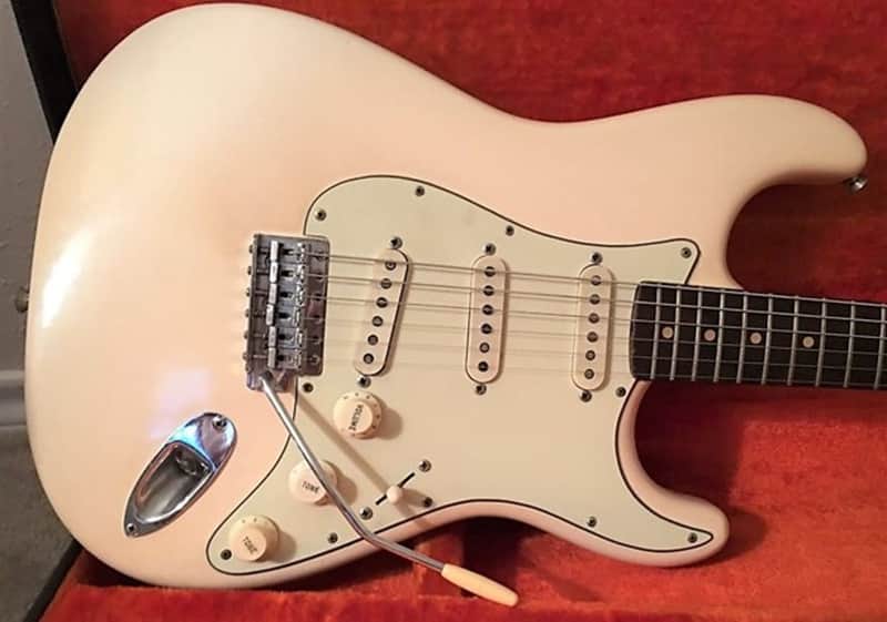 Fender Stratocaster 1959/'60 - Old Olympic White Stage Player image 1