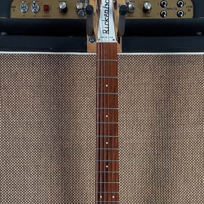 Rickenbacker 450/12 1977 Flame Maple Body Vintage Electric 12-String Very Good Condition (GB-36) image 4