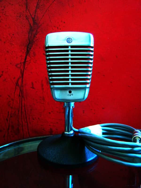 Vintage 1950's Shure 51 dynamic Microphone multi Z w cable Nat King Cole 55 55S 737A # 7 image 1