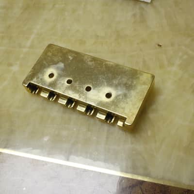 *RARE* Wilkinson USA WBBO-5 - Gold 5 strings bass bridge image 4
