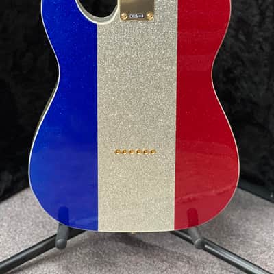 2024 Fender Buck Owens Signature Telecaster - Red, Silver, and Blue Sparkle image 8