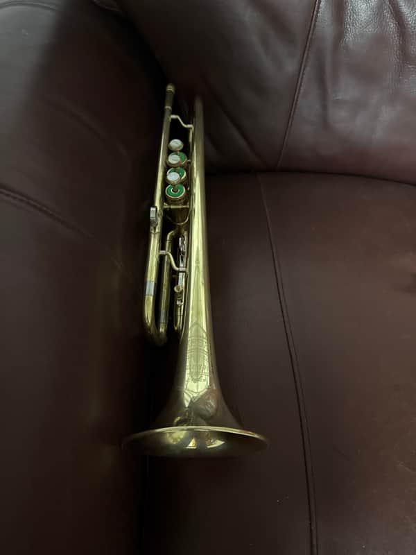 Olds Ambassador Bb Trumpet SN 102492 (100% new clear lacquered brass) Bild 1