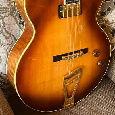 McKerrihan Monk - Master Luthier Handbuilt 16” Archtop - No F-Holes - Carved Spruce Top - Quilted Maple Back+Sides w/OHSC image 5