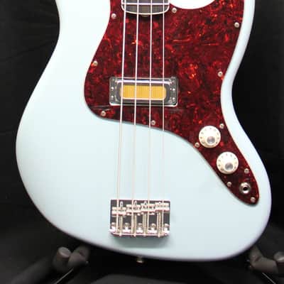 Fender Gold Foil Jazz Bass Ebony Fingerboard Sonic Blue Electric Bass w/Gigbag 8lbs 12oz image 1