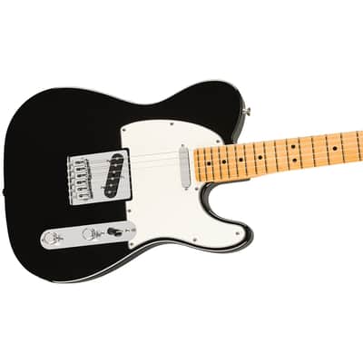 Fender Player II Telecaster Electric Guitar - Black with Maple Fingerboard Bundle with Fender FE620 Electric Guitar Gig Bag (Black), Fender 12-Pack Picks and Fender 10ft Instrument Cable image 5