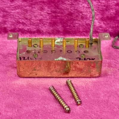 Used Sheptone AB Humbucker Neck Position Guitar Pickup Circa 2010's - Gold image 8