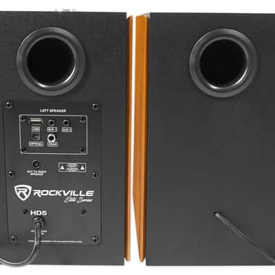(2) Speaker Home Theater System For Sony X800E Television TV - Wood Finish image 5