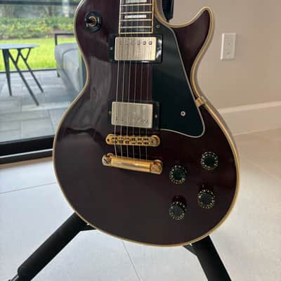 Gibson Les Paul Custom 1978 Wine Red w Virgil Arlo Humbuckers/Graphtech Ratio Tuners/StringButler image 1