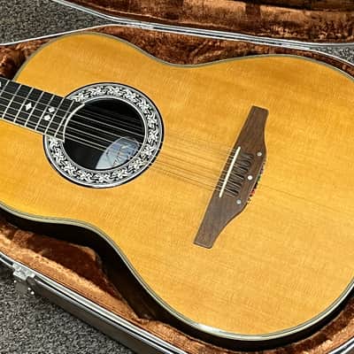 Ovation Vintage 1118 Glen Campbell 12-String 1981 Natural w/Case, Papers Original Owner  / Rare image 2
