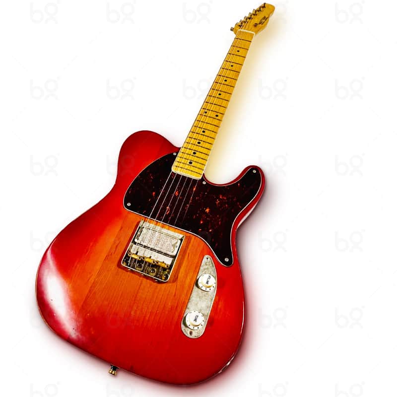 Sonic Angel Guitars Singletto Electric Guitar in Fire Burst image 1