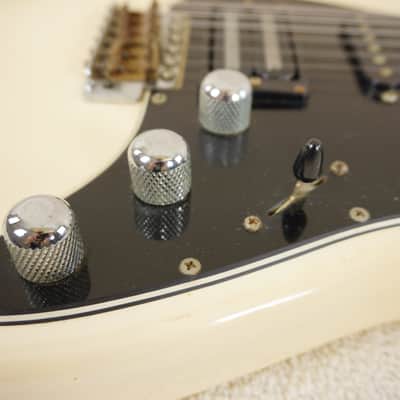 1985 Tokai Super Edition SD-40 HSS Stratocaster MIJ Olympic White image 10