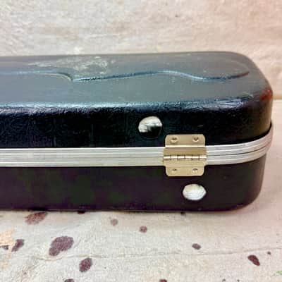 Fender Red Logo Bass Guitar Case 1990's - Black image 13
