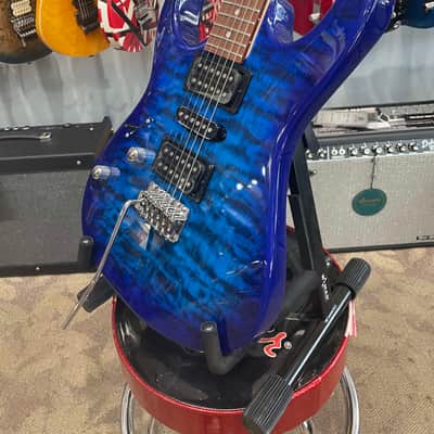 Ibanez GRX70QAL-TBB Gio Left-Handed 2019 - Present - Transparent Blue Burst image 4