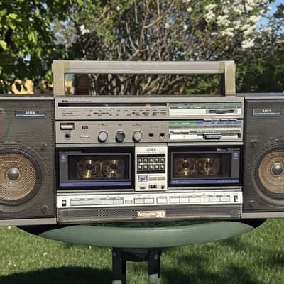 AIWA CA-W2 Rare Vintage Boombox Serviced Warranty Wireless Speakers 3D Sound image 2