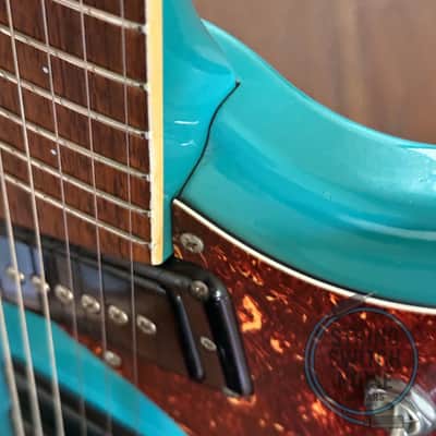 Mosrite of California Guitar, The Ventures '65, RARE, Marine Blue, 1990’s, OHSC image 21