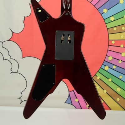 Used Firefly FFVX Pro Dimebag Style Electric Guitar - Flame Maple Top, Cross Inlay image 8