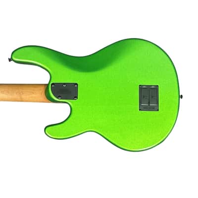 Ernie Ball Music Man StingRay 4 Special Kiwi Green/Ebony 9 LBS *IN STOCK* image 2