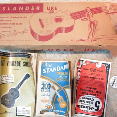 Vintage 1950s Maccaferri Islander Uke Ukulele Near Mint NOS Cord Master Box Manuals image 10
