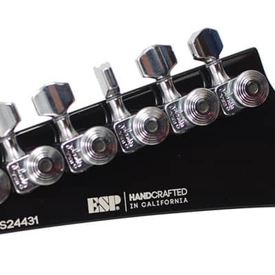 ESP USA V-II NT FM EMG Aqua Marine Fade image 6