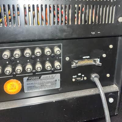 Fostex E-16 1/2" 16-Track Tape Recorder 1980s - Black image 14