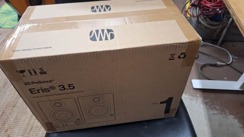 PreSonus Eris 3.5 Active Studio Monitor Pair (Black) image 1