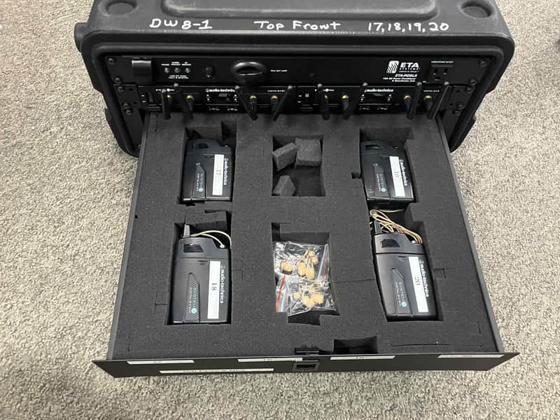 Audio Technica System 10 Wireless Quad Pack Rack System - Digital Frequency image 1