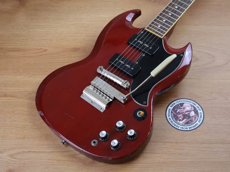 1991 Greco Japan SS-600S SG Special w/Vibrola (Cherry Red) image 1