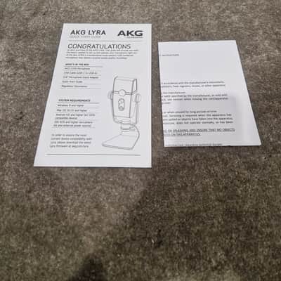 AKG Lyra - USB Condenser Microphone - Excellent w/ Original Box image 7