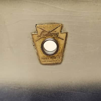 Vintage Early 1960s 1963 Ludwig Blue Silver Duco Club Date Tom Drum 9x13 image 2