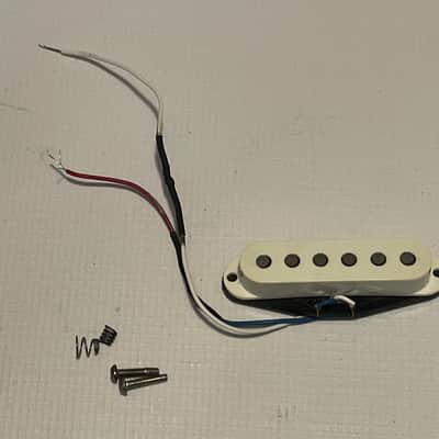 1991 90's USA Fender American Standard Stratocaster White Neck Single Coil Guitar Pickup 6.08k image 1