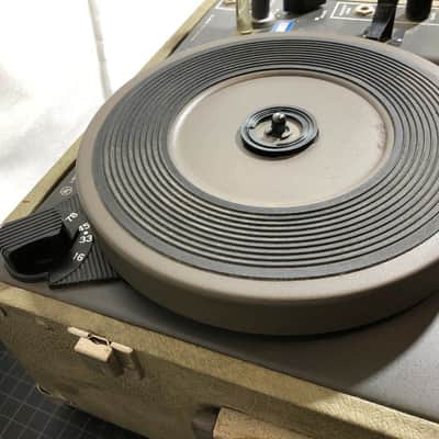AUDIOTRONICS 300T Vintage Portable Record Player Built-In Speaker RPM Works image 5