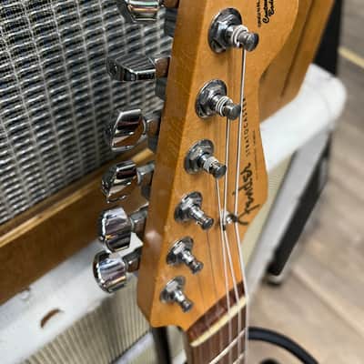 Fender Stratocaster Left-handed Reverse Headstock Partscaster - Sunburst image 5