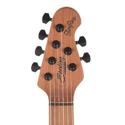 Sterling by Music Man Fluff Artist Series StingRay Guitar Amana Boat Blue image 6