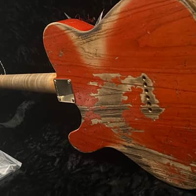 FENDER 1963 Telecaster wildwood  10 Fender Telecaster 2022 - Heavy Relic / Crimson Transparent image 6