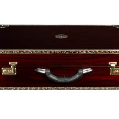 Handmade Harmonium 13 Scale Changer Exclusive Concert Quality Portable 4 Reed Indian Teak image 11