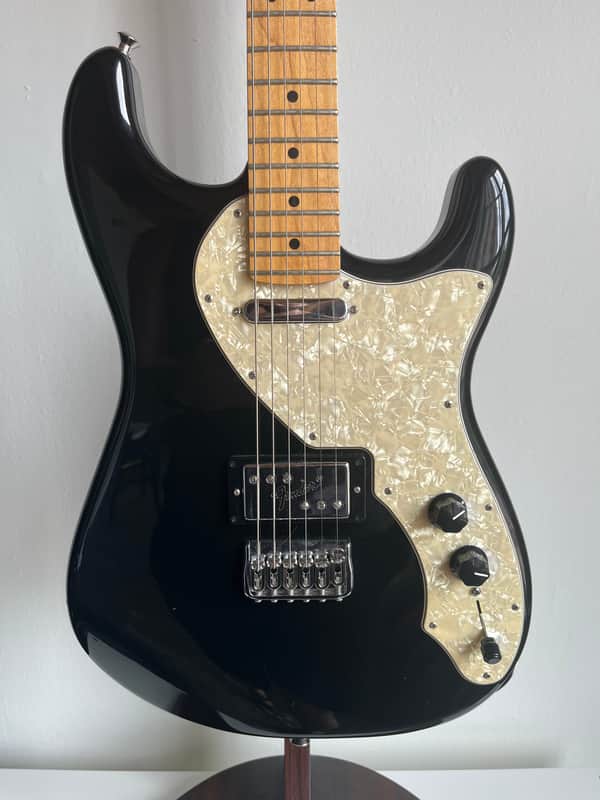 Fender Pawn Shop '70s Stratocaster Deluxe 2013 w/ Hipshot Hardware- Black image 1