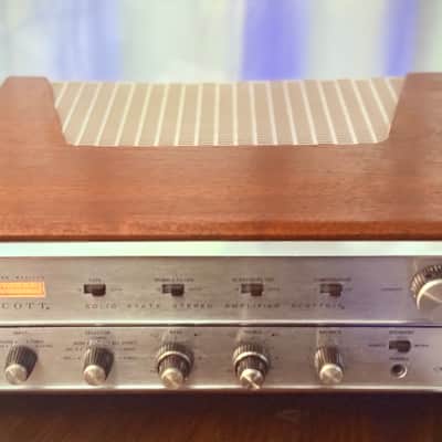🎶✨ H.H. Scott Stereomaster LK-60 Integrated Amplifier w/ Wood Case — Phono/Input Caps Refreshed + Upgrades, Fully Working image 3