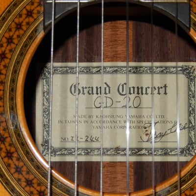 Absolutely Terrific Yamaha GD20 - High Grade Classical Guitar image 6
