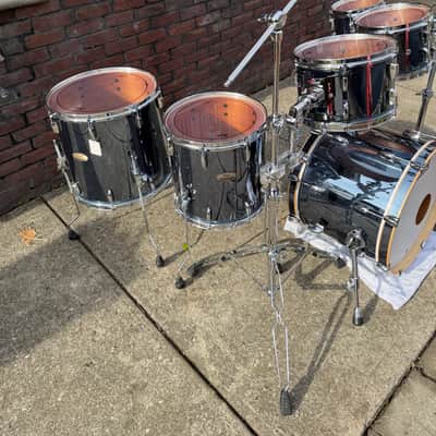 Pearl STS905XP/C766 Session Studio Select 10 / 12 / 14 / 16 / 20" 5pc Shell Pack 2018 - 2020 - Black Mirror Chrome image 4